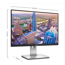 戴尔(DELL) U2415 24英寸16:10黄金屏幕比例 旋转升降超微边框广视角IPS屏 专业设计电脑显示器